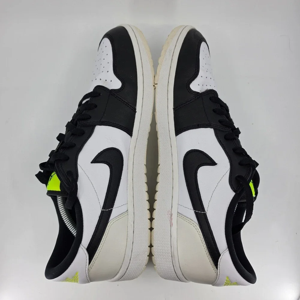 NIke Air Jordan 1 Low Golf Shoes Mens Sz 12.5 Phantom Volt DD9315-108 Panda Low